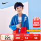 NIKE耐克童裝男童梭織夾克春秋網(wǎng)眼透氣內里兒童外套 瑪麗娜藍 160 /80 【建議身高158-170cm】