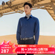 雅戈爾（YOUNGOR）長(cháng)袖襯衫男年春季新品條紋襯衫男襯衣男 VLPM119768FFY藏青 44