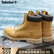 添柏嵐（Timberland）男鞋馬丁靴秋冬戶外徒步登山大黃靴輕便耐磨厚底休閑高幫靴 經典寬版黃靴/建議拍小半碼 40 (250mm)