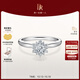 DR求婚鉆戒鉑金B(yǎng)ELIEVE系列簡(jiǎn)奢款鉑金鉆石結(jié)婚戒指女WJ0461 【少量現(xiàn)貨秒搶】30分F色SI1-鉑金