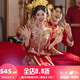 泰勒馬丁情侶秀禾服2025新款新中式旗袍婚紗新娘主紗高檔敬酒服結(jié)婚禮服 鳳冠霞帔·花嫁嘉期(僅女裝) M