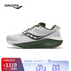 Saucony索康尼彭于晏同款勝利22跑步鞋男緩震舒適慢跑鞋白綠42.5