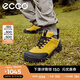愛(ài)步（ECCO）戶(hù)外運動(dòng)鞋男 休閑跑步鞋登山徒步鞋耐磨抓地鞋子 越野822354 HL 黃色82235458277 41