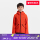 迪卡儂（DECATHLON）兒童沖鋒衣保暖外套男童女童上衣秋戶外防雨透氣夾克MH900 橙紅色-2025年新款 161-172cm14-15歲