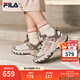 斐樂(lè )（FILA）官方女鞋老爹鞋運動(dòng)鞋2025秋季新款鞋子厚底蘑菇休閑鞋 浮煤灰/白瑪瑙灰-CC 38