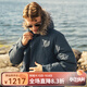 AKCLUB城市輕戶外機能N2B羽絨服連帽全天候加厚防寒高端保暖男裝2411401 風暴藍 XL