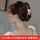 向晚 發(fā)夾發(fā)卡奶茶色愛(ài)心發(fā)夾后腦勺盤(pán)發(fā)抓夾發(fā)量多鯊魚(yú)夾教師節禮物