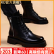 XO男士馬丁靴男【牛皮】2025秋季男靴高幫英倫靴子男鞋休閑鞋子男鞋 32991黑色 41
