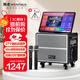 金正N8-65家庭ktv音響套裝 戶(hù)外廣場(chǎng)舞視頻音響卡拉ok唱歌K歌麥克風(fēng)全套設(shè)備功放一體機(jī)點(diǎn)歌機(jī)帶顯示屏