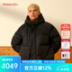 MITCHELL & NESS秋冬新品Lifestyle情侶羽絨服冬季防風(fēng)衣保暖外套 短款連帽-黑色 XL