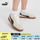 彪馬（PUMA）【德訓鞋】復古薄底T頭鞋男女低幫板鞋 CLUB 381111 米白色-黑色-金色-08 42