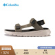 Columbia哥倫比亞戶(hù)外25春夏新品男子抓地登山旅行涼鞋BM6741 326軍綠色 41 (26cm)