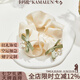 卡瑪倫（KAMALUN）鈴蘭花頭繩女高級(jí)感森系皮筋蝴蝶結(jié)大腸發(fā)圈小清新頭花頭飾送女友 鈴蘭花蝴蝶結(jié)大腸圈+品牌禮盒