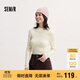 森馬（Semir）毛衣女冬季舒適緊身半高領(lǐng)正肩純色羊毛衫顯瘦打底衫101724107003