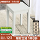 藝柳園實(shí)木凳子方凳家用可疊放餐桌凳現代簡(jiǎn)約木凳坐凳高凳矮凳小板凳 新中式方凳白色【單把】