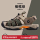 悍途（HUMTTO）夏季新款沙灘涼鞋戶(hù)外徒步休閑運動(dòng)包頭涼鞋輕便防滑涉水溯溪鞋 橄欖綠-男（710445） 41