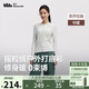 蕉下（beneunder）搖粒絨雙開(kāi)拉鏈上衣女修身彈力長(cháng)袖親膚內搭打底衫PM007