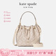 KATE SPADE【七夕禮物】凱特絲蓓spade flower迷你老花水桶包單肩斜挎女包