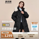 波司登反季冬季羽絨服女款中長款脫卸帽大毛領(lǐng)新國標商場同款外套