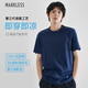 MARKLESS 【液氨柔順】100%純棉男士T恤50支夏季干爽短袖0635 藏青藍(lán) 2XL