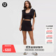lululemon丨Align? 女士運動(dòng)高腰短裙 LW8ALQS 黑色 S /6