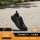 愛(ài)步（ECCO）BIOM 2.2男鞋 牛皮軟底緩震運動(dòng)跑步鞋男 健步830844 黑色40