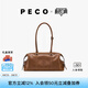 PECO989小丑保齡球包植鞣油蠟長柄手拎腋下波士頓包女情人七夕禮物 中號(hào)琥珀色頭層半樹膏小牛預(yù)售10