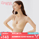 蘭卓麗超薄內(nèi)衣女舒適軟支撐文胸?zé)o鋼圈無(wú)痕透氣抗菌收副乳胸罩夏季 淺膚色-款一 L (165)
