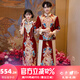 泰勒馬丁秀禾服新中式2025新款情侶古裝嫁衣新娘敬酒服結(jié)婚禮服婚服旗袍 8303旗袍（僅女裝） M