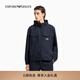 EMPORIO ARMANI/阿瑪尼官方旗艦新款男短款連帽泡泡紗工裝夾克運(yùn)動(dòng)外套秋季 UB118-海軍藍(lán)色 48 (M) (推薦：135-150斤)
