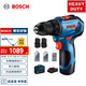 博世（BOSCH）GSR 12V-30 鋰電充電式無刷手電鉆起子機 雙電 含鉆頭\批頭套裝