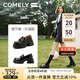 康莉（COMELY）厚底樂(lè )福鞋女春秋季增高百搭單鞋黑色JK小皮鞋秋季女鞋 黑色 37