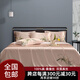 枕水人家真絲四件套100%桑蠶絲絲綢床單被套套件雙面寬邊歐式婚慶床上用品 空谷芳蘭 床單款 （被套220*240cm） 220*240