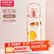 希樂(lè )運動(dòng)水杯男女tritan材質(zhì)健身水杯大容量網(wǎng)紅學(xué)生塑料杯2.0L蓮花紅