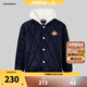 Converse匡威兒童裝男童連帽棉服中大童冬季保暖外套CNVN-MW-F062 藏青藍(lán) 110 /56 【建議身高104-110cm】