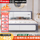 炫元實(shí)木床2024新款北歐主臥1.8雙人床1.5米家用木床出租屋1.2m單人床 實(shí)木單床【寶馬灰】 1.5米*2米