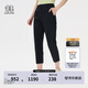 KOLON SPORT/可隆防潑水八分褲 女子接觸涼感防曬UPF50+戶外運(yùn)動(dòng)褲 LKLP5MT842-BK 黑色 M 165/74A