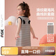 ASK JUNIOR25夏季兒童連裙子小童波浪條紋撞色無(wú)袖背心裙女童背后大翅膀