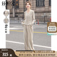 絲柏舍時(shí)尚運動(dòng)套裝女2025秋裝新款假兩件上衣搭長(cháng)款褲子兩件套