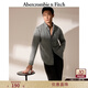 Abercrombie & Fitch經(jīng)典小麋鹿圖案男裝春秋美式復(fù)古通勤牛仔布長(zhǎng)袖襯衫125-4040 淺灰色 S (175/92A)