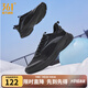 361度運(yùn)動(dòng)鞋男鞋速行秋季新款密網(wǎng)防滑戶外減震健身跑步鞋男 曜石黑 42