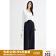 獨束大碼女裝【分體型】理想褲高腰顯瘦直筒休閑褲2024夏季新款 修臀遮胯版加長款 3XL (尺碼：5) (尺碼：5)