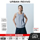UR2025夏季新款女裝簡約蝴蝶結(jié)系帶無袖罩衫襯衫UYU250078 淺藍(lán) XS