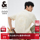 杰克·瓊斯（JACK&JONES） 新款重磅棉寬松復古哥特字母發(fā)泡印情侶短袖T恤男裝225101028
