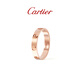 卡地亞（Cartier ）LOVE系列18K玫瑰金色窄版LOVE戒指單枚 B4085200-51