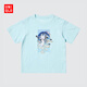 優(yōu)衣庫童裝女童UT POP MART印花短袖T恤泡泡瑪特浮息錯474763 50 淺綠色 160