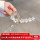向晚發(fā)夾發(fā)卡花朵大號水鉆抓夾金屬發(fā)夾后腦勺發(fā)抓夾子頭飾鯊魚(yú)夾發(fā)卡