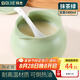 拜杰陶瓷豬油罐耐高溫調(diào)味罐儲油罐糖鹽油辣椒罐有蓋大容量帶勺
