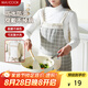 美廚（maxcook）圍裙 加厚布料廚房圍裙 防污防油防水家居圍裙 灰色MCPJ8434
