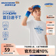 Skechers斯凱奇速干兒童夏季透氣短袖T恤舒適運動上衣P225K085